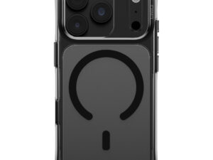 Uniq Lifepro Xtreme Magclick Apple iPhone 18 Pro / 17 Pro tok párnázott sarkakkal, MagSafe, átlátszó-fekete