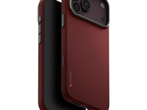 Uniq Keva Edge Magclick Apple iPhone 18 Pro Max / 17 Pro Max Aramid tok, MagSafe, kevlár, piros