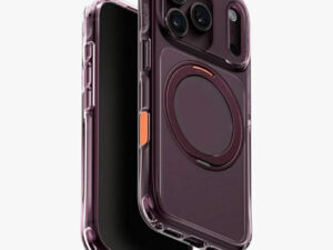 Uniq Swivix Apple iPhone 18 Pro / 17 Pro tok gyűrűs telefontartóval, MagSafe, 360 fokban forgatható, lila