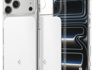 Spigen Ultra Hybrid T MagFit Apple iPhone 18 Pro / 17 Pro tok, MagSafe, Glossy White, fehér