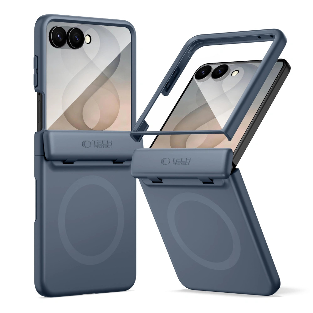 Tech-Protect Kevlar Aura Samsung Galaxy Z Flip 8 tok, MagSafe, kék