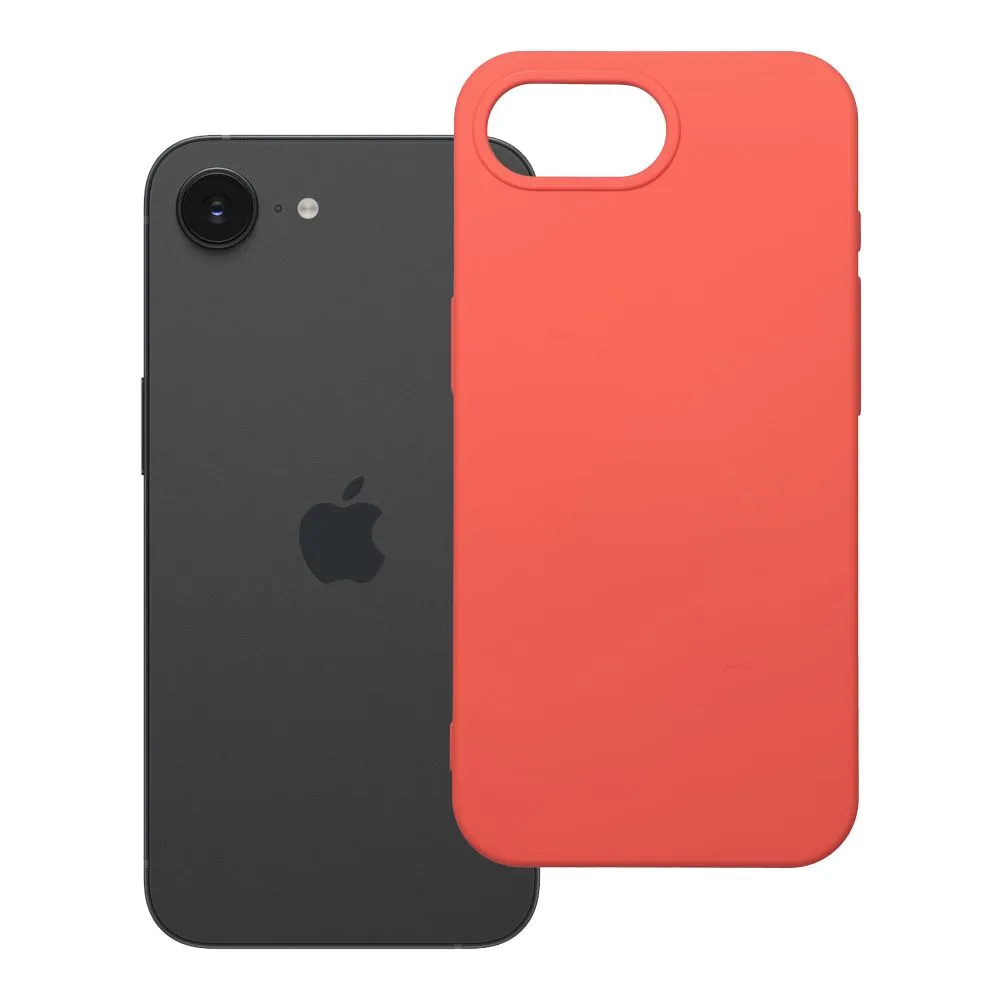 Case for iPhone 16e (SE 4 2025) / 17e Silicone peach