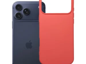 Case for iPhone 17 Pro Max / 18 Pro Max (low camera edge) Silicone peach