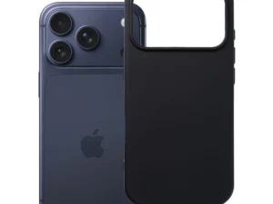 Case for iPhone 17 Pro / 18 Pro (low camera edge) Silicone black