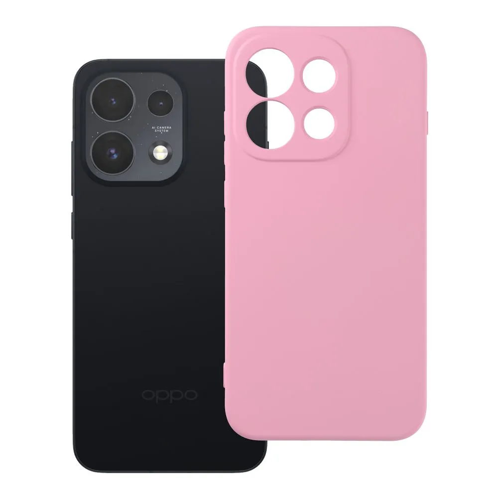 Case for Oppo Reno 16 Pro 5G Silicone powder pink