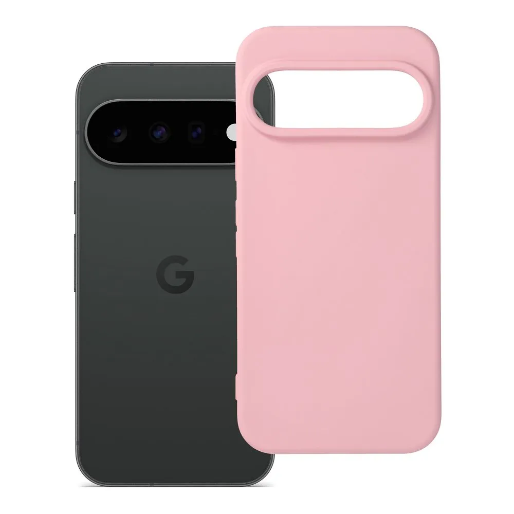 Case for Google Pixel 11 Pro Silicone powder pink