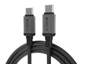 X-ONE TitanFlex data cable - type C to C - 5A max 240W 1,2 m black