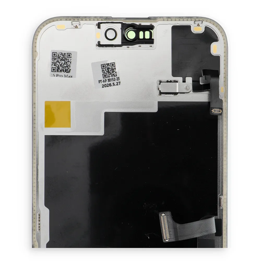 FixCell LCD Display for IPHONE 15 PRO MAX SOFT OLED 120Hz Proximity light sensor flex cable (Diagnosable: Used) - 2. kép
