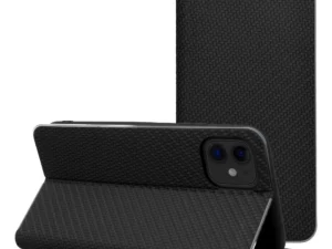 Flip case for iPhone 17 AIR Luna Book Carbon black