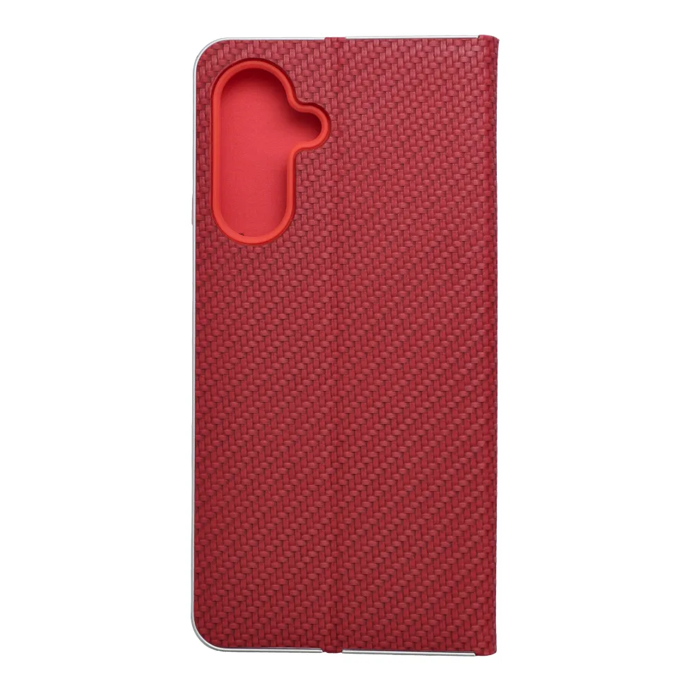 Flip case for Samsung A17 Luna Book Carbon red - 16. kép