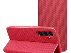 Flip case for Samsung S26 Luna Book Carbon red