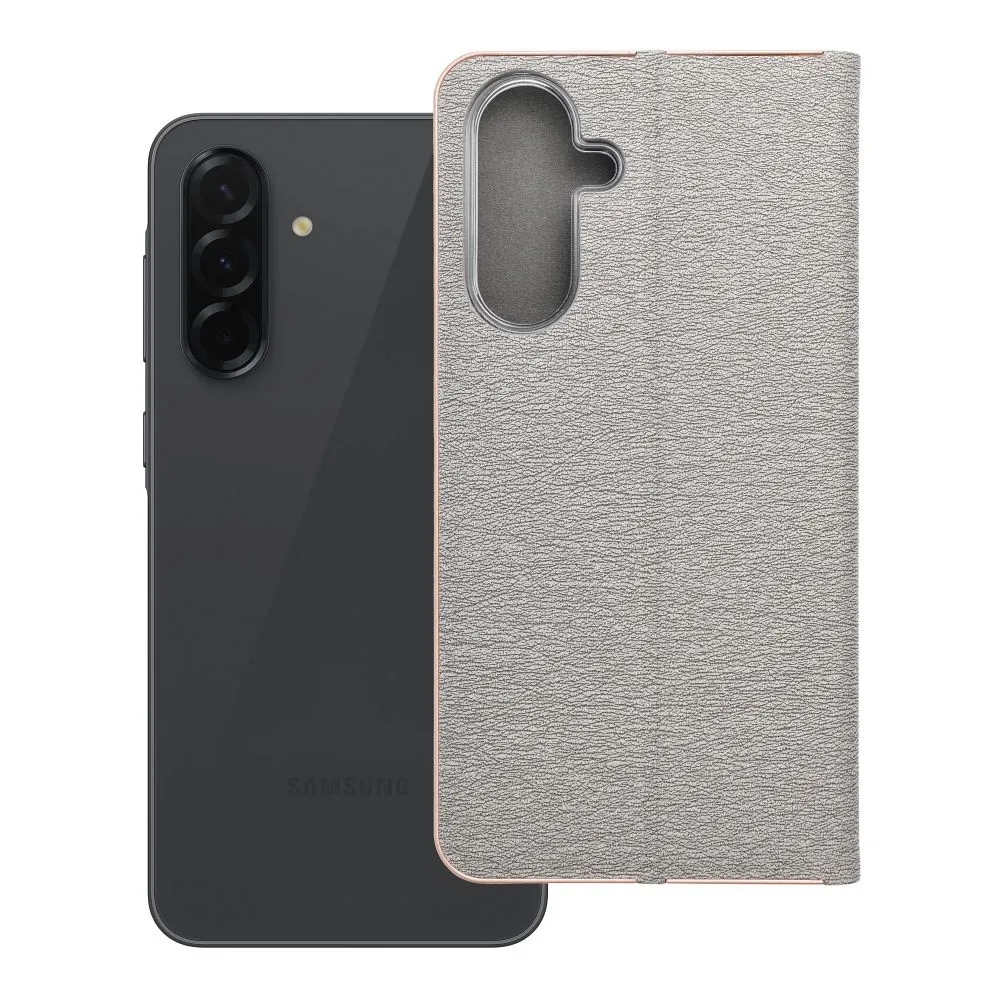Flip case for Samsung A36 5G Luna Book Gold silver