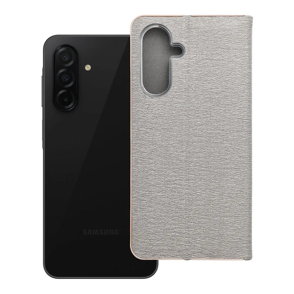 Flip case for Samsung A26 5G Luna Book Gold silver