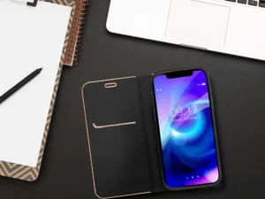 Flip case for Samsung A57 5G Luna Book Gold black