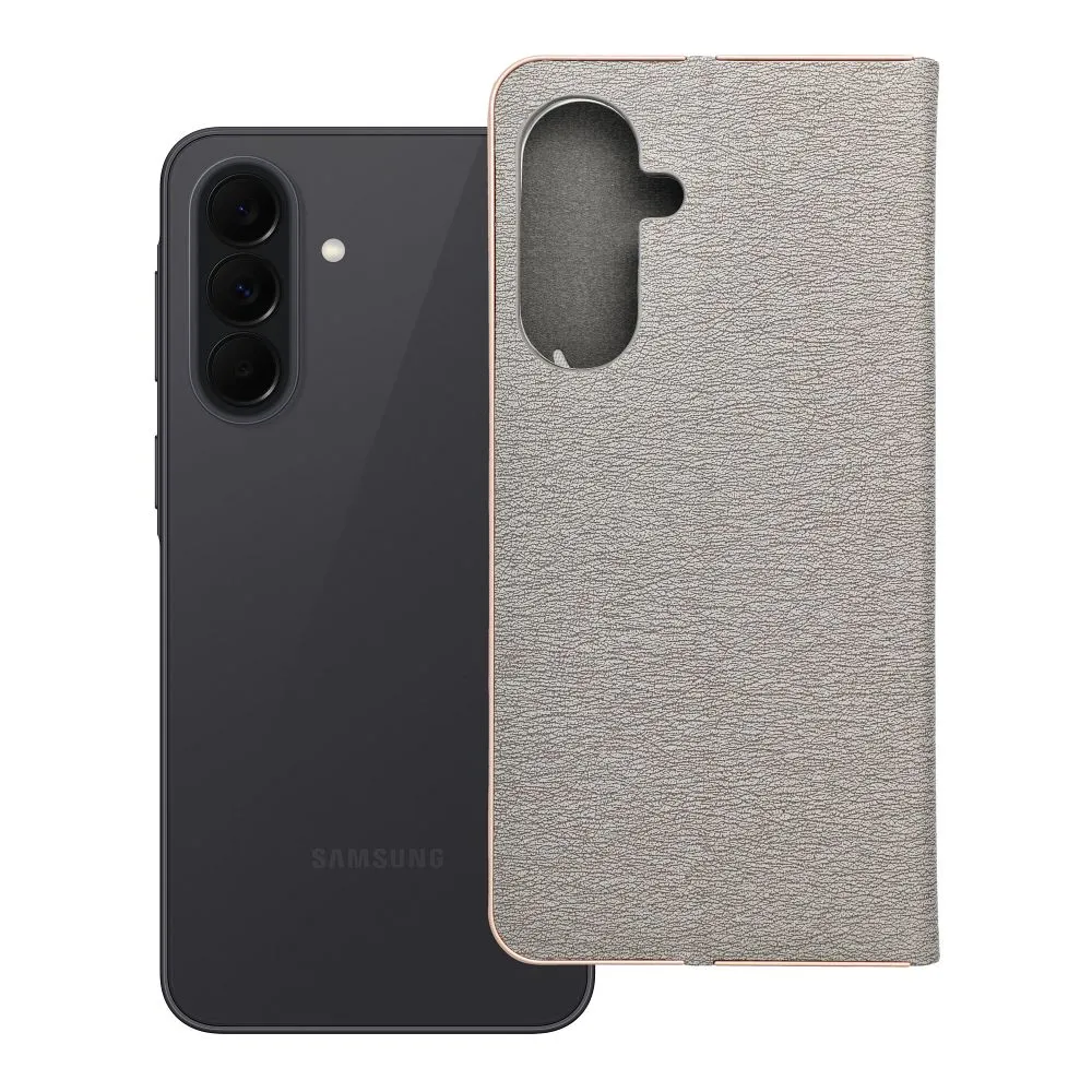 Flip case for Samsung A37 5G Luna Book Gold silver