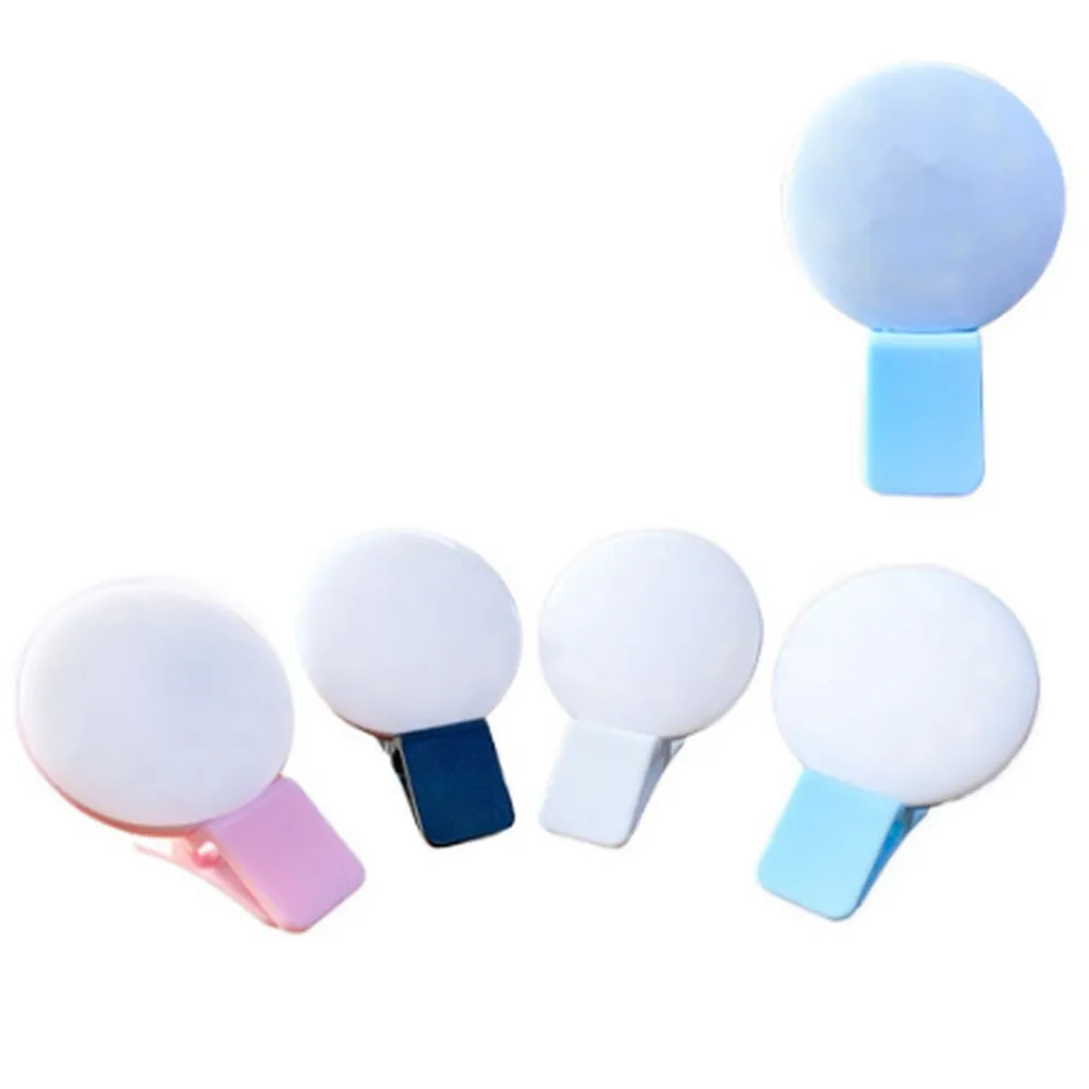 LED light ring for selfie on mobile phone MINI Q blue - Image 2