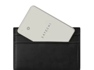 Locator compatible with Apple Find My Satechi card shape ST-LFAWCW sand