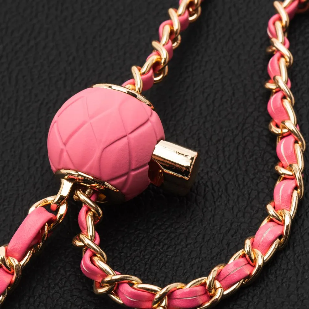 Chain / Rope with holder GLAMOUR fit all models 80mm max width PINK - Image 6