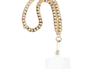 CHAIN #41 Phone lanyard, Phone pendant / cord length 40cm (20cm in the loop) / on wrist - gold