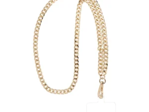 CHAIN #81 Phone lanyard, Phone pendant / cord length 80cm (40cm in the loop) / on neck - gold