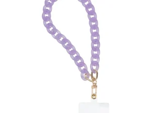 PANAMA Phone lanyard, Phone pendant / cord length 40cm (20cm in the loop) / on wrist - purple