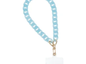 PANAMA Phone lanyard, Phone pendant / cord length 40cm (20cm in the loop) / on wrist - blue