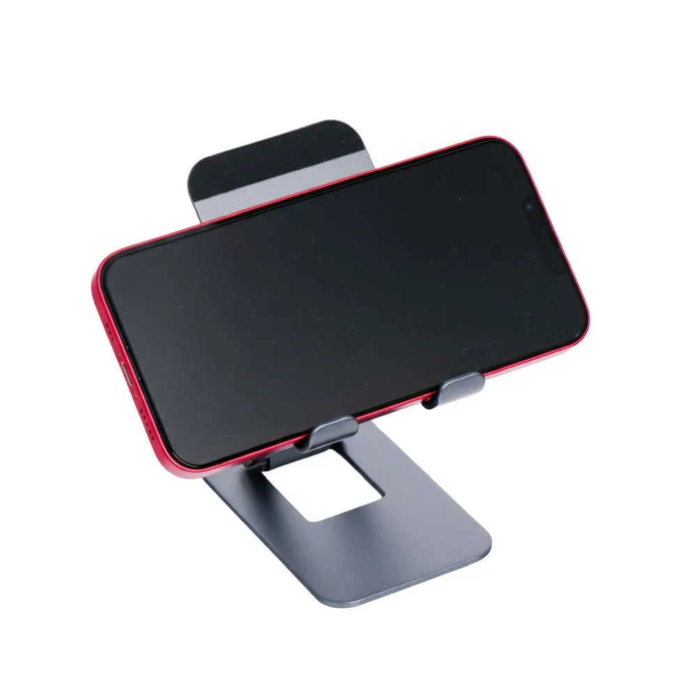 Desk holder for phone / tablet foldable Forcell F-Grip Fold Stand 1 gray - Image 5
