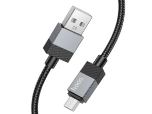 Cable USB A to Micro USB Hoco 2,4A 1 m X110 black