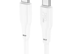 Cable USB C to USB C Hoco 3A 100W 2 m X93 white