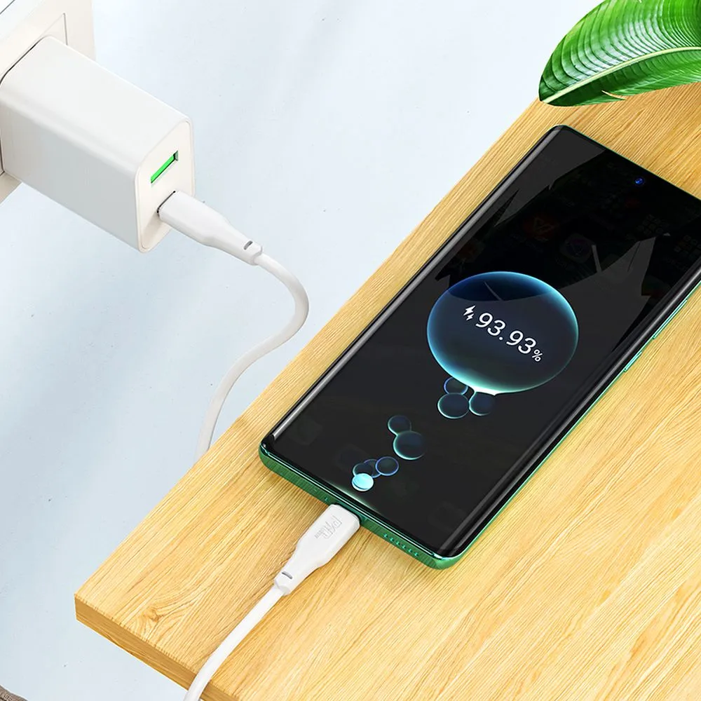 Cable USB C to USB C Hoco 3A 100W 1 m X93 white - Image 8