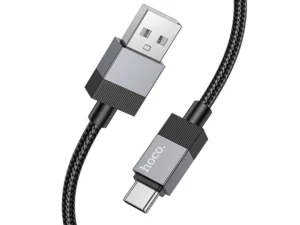 Cable USB A to USB C Hoco 3A 1 m X110 black