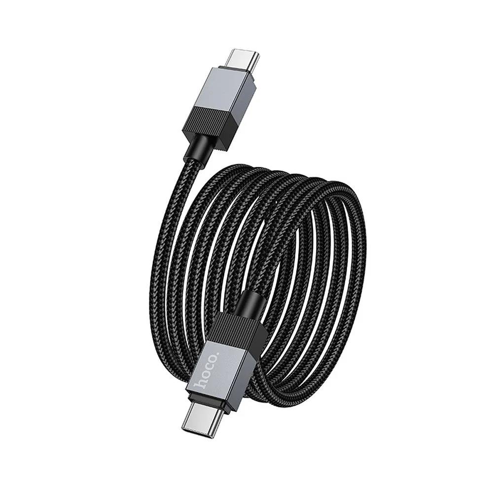 Cable USB C to USB C Hoco 3A 60W 1 m X110 black - Image 6