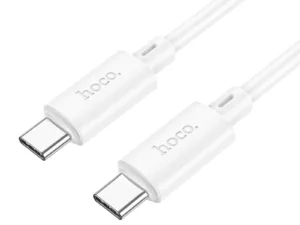 Cable USB C to USB C Hoco 3A 60W 2 m X88 white