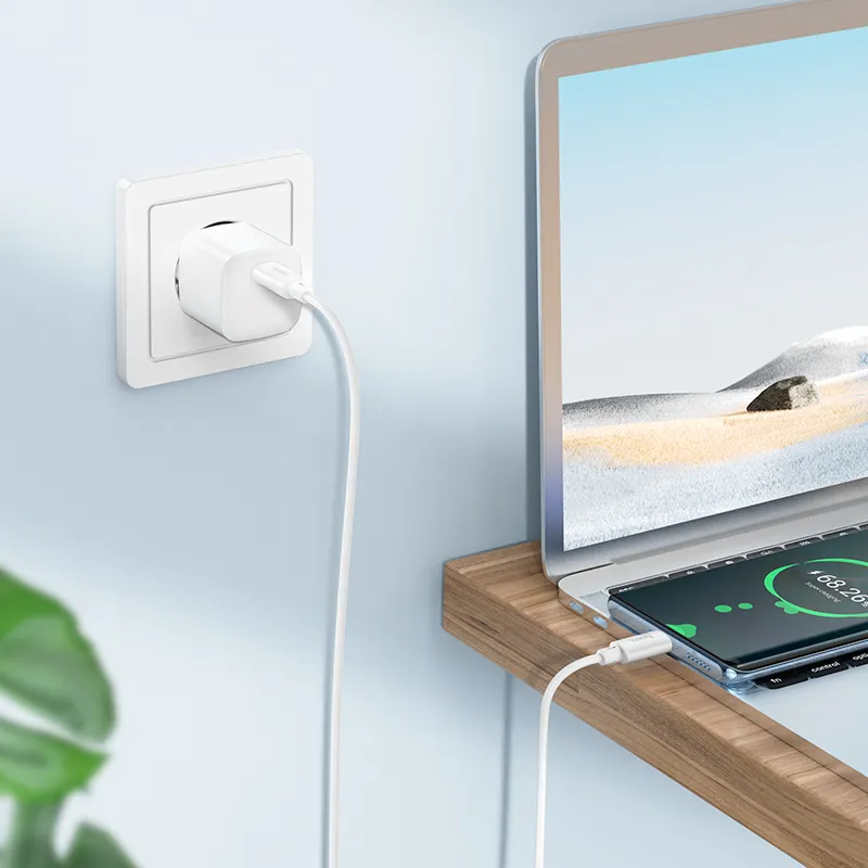 Cable USB C to USB C Hoco 3A 60W 2 m X88 white - Image 4