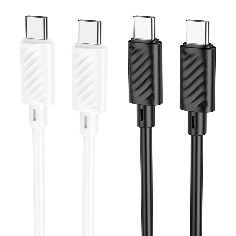 Cable USB C to USB C Hoco 3A 60W 2 m X88 white - Image 3