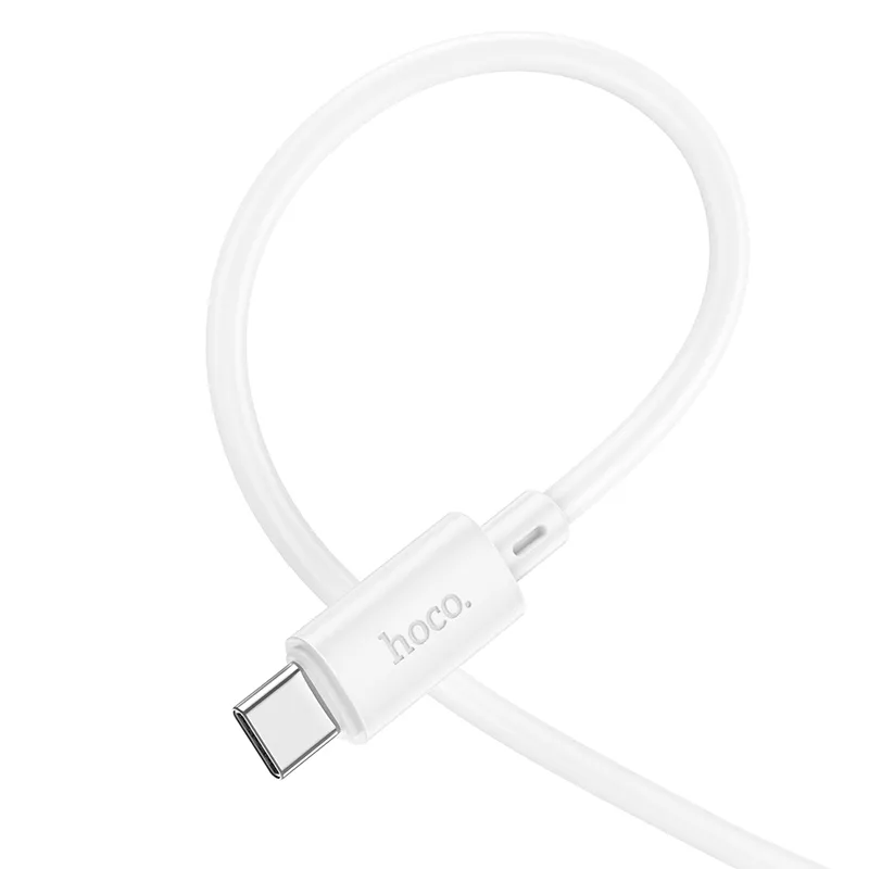 Cable USB C to USB C Hoco 3A 60W 2 m X88 white - Image 2