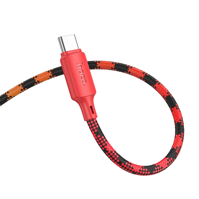 Cable USB A to USB C Hoco 3A 1 m X116 gradient red - Image 2