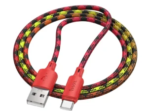 Cable USB A to USB C Hoco 3A 1 m X116 gradient red