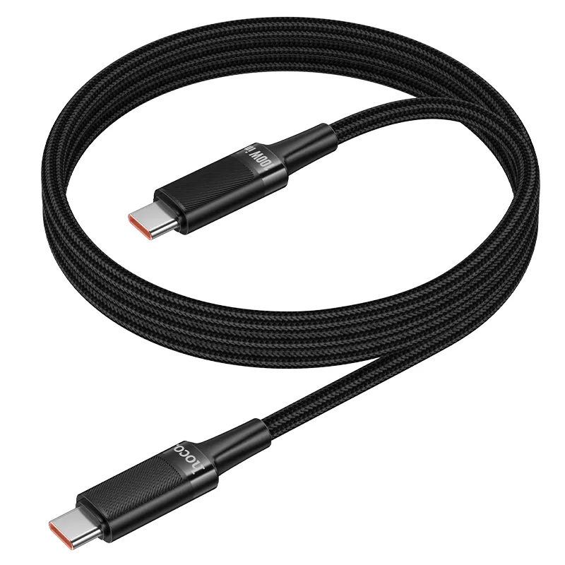 Cable USB C to USB C Hoco PD 5A 100W 1,2 m U153 Extreme black - Image 6