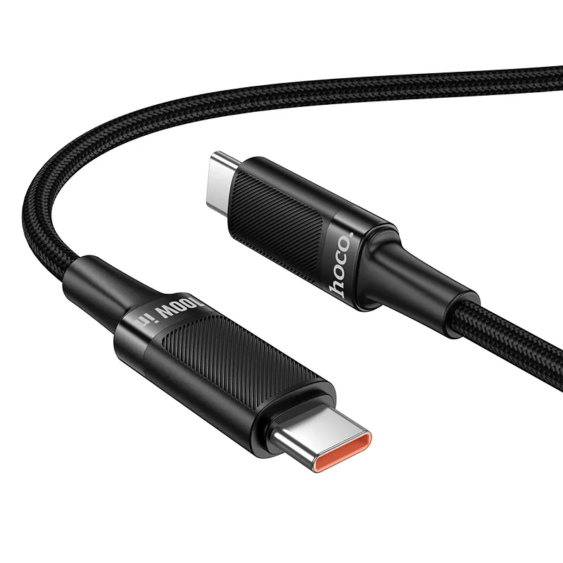 Cable USB C to USB C Hoco PD 5A 100W 1,2 m U153 Extreme black - Image 4