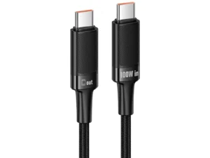 Cable USB C to USB C Hoco PD 5A 100W 1,2 m U153 Extreme black