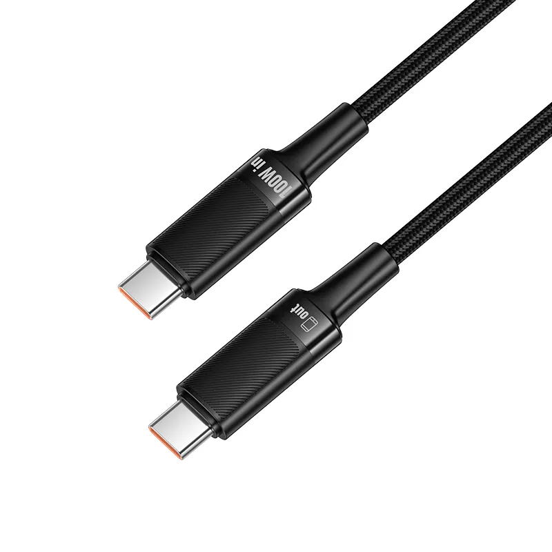 Cable USB C to USB C Hoco PD 5A 100W 1,2 m U153 Extreme black - Image 5