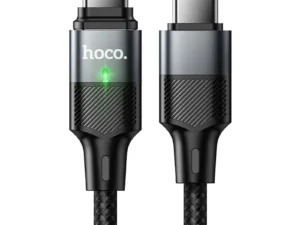 Magnetic Cable USB C to USB C Hoco QC3.0 PD 5A 240W 1,2 m U159 black
