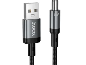 Cable USB A to DC 5,5mm Hoco 5V/1A 1m X129 Advantage black
