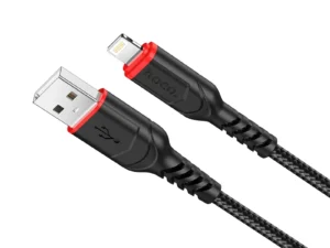 Cable USB A to Lightning Hoco 2,4A 3 m X59 black