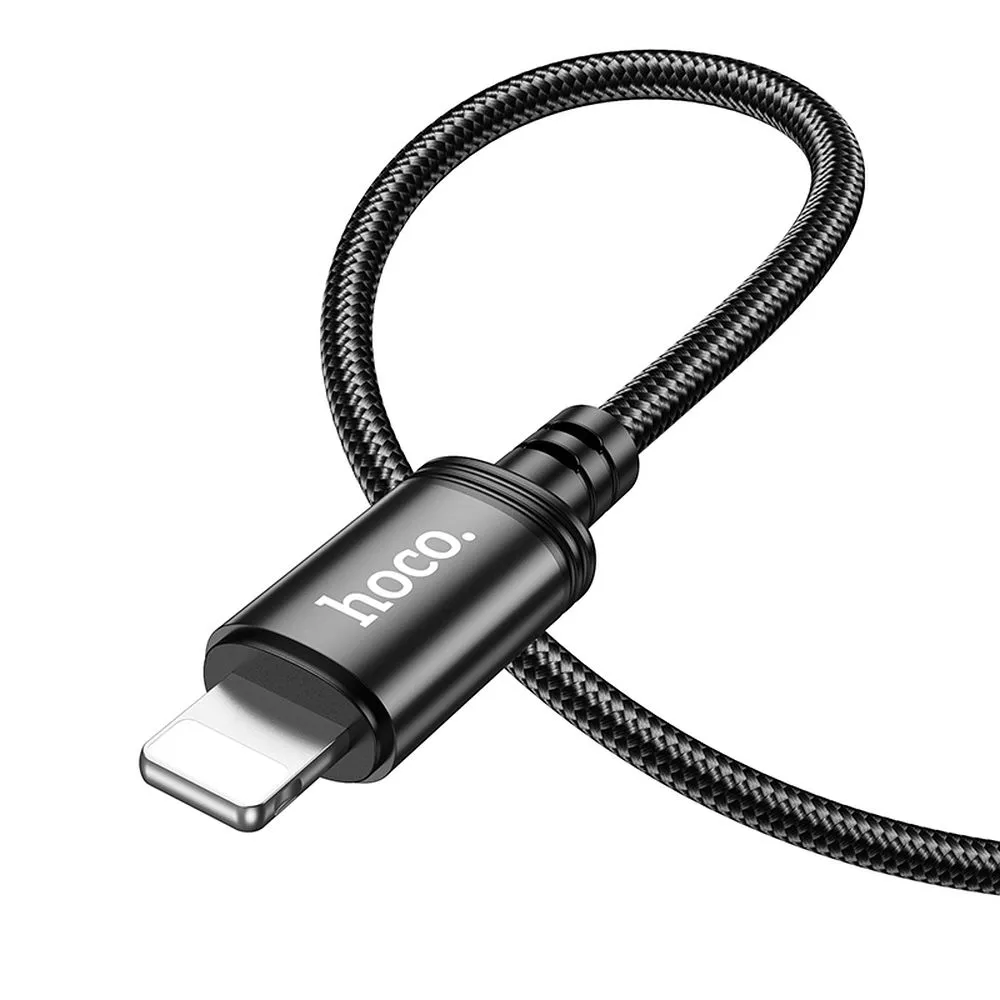 Cable USB A to Lightning Hoco 2,4A 2 m X89 black - 4. kép