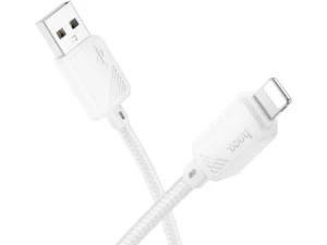 Cable USB A to Lightning Hoco 2,4A 1 m X113 white