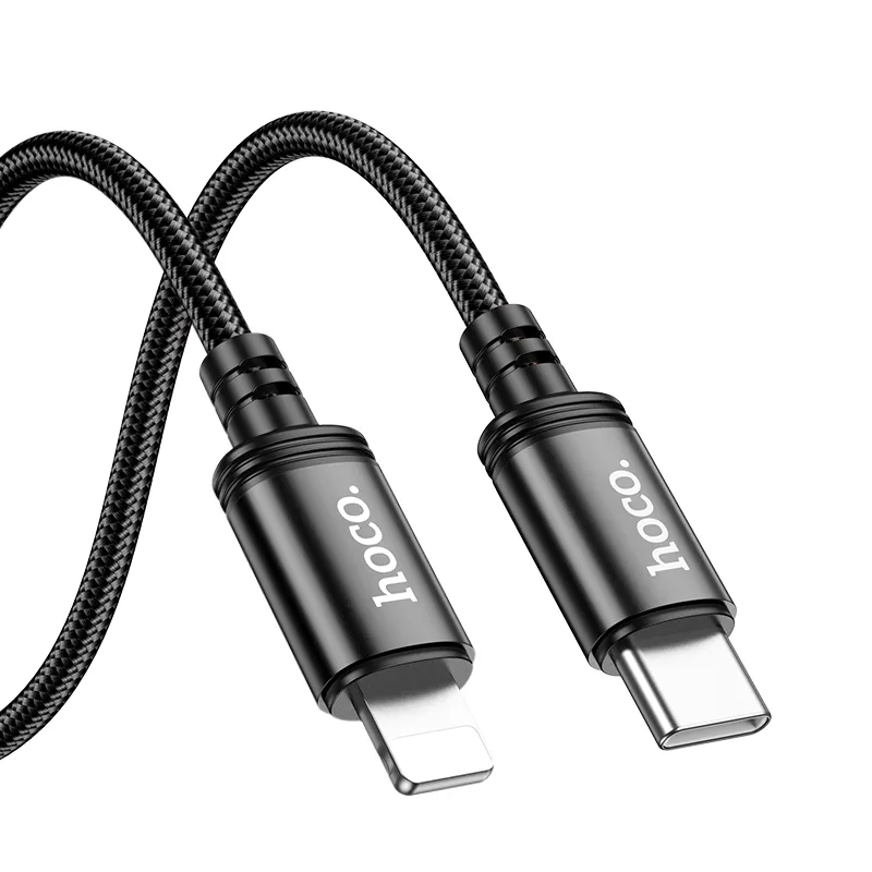 Cable USB C to Lightning Hoco PD 27W 2 m X89 black - 4. kép