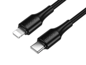 Cable USB C to Lightning Hoco PD 27W 1 m X120 black