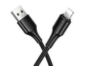 Cable USB A to Lightning Hoco 2,4A 1 m X120 black